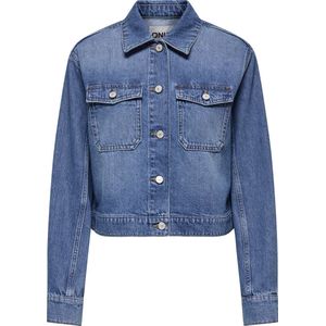 Only Dames Onllumi Ls Jacket DNM PIM Noos, Medium Blue Denim, x_l, blauw (medium blue denim), XL
