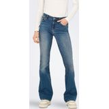 Only - Onlblush Mid Flared Dnm Dot741 Noos - Dames - Jeans