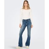 Only - Onlblush Mid Flared Dnm Dot741 Noos - Dames - Jeans