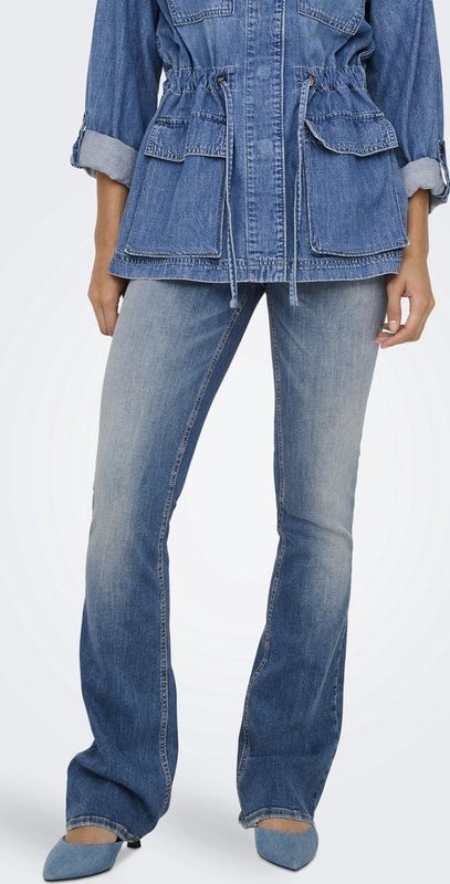 Only - Onlblush Mid Flared Dnm Dot741 Noos - Dames - Jeans