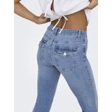 ONLBLUSH - Jeans - Effen - Denim - Flared - Mid Waist - Heavy Washed