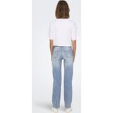 Only - Onlblush Mid Straight Jeans - Light Blue - Denim