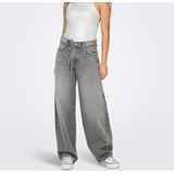ONLY - Onlgianna Mw Straight Dot757 - Jeans - Medium Grey - Denim