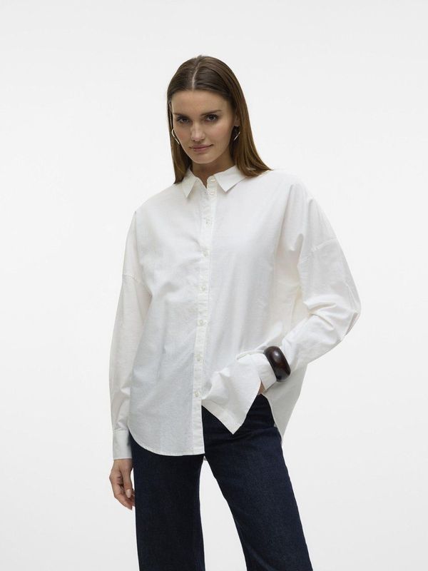 Vero Moda - Paris Loose Oxford - Overhemd - Lange Mouwen
