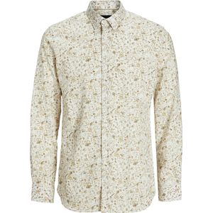 Jack & Jones - Barnes Print Dobby - Overhemd - Lange Mouwen - Regular Fit - 100% Katoen