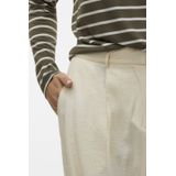 Vero Moda - Perry Hoge Taille Broek - Zwart - Katoen