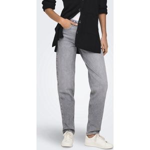 Only - Jeans - Hoge Taille - Knoopsluiting - Riemlussen