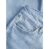 Jeans - Effen - Denim - Light Washed - Slimfit - Mid Waist