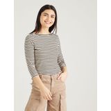 Awfiona - Top - Zwart - 3/4 Mouwen - Regular Fit