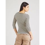 Awfiona - Top - Zwart - 3/4 Mouwen - Regular Fit