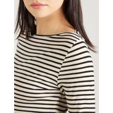 Awfiona - Top - Zwart - 3/4 Mouwen - Regular Fit