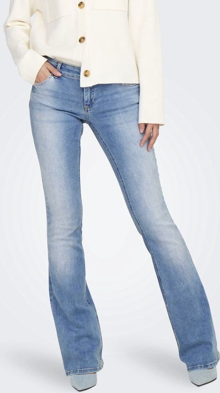 Only Onlblush Lw Flared Dnm Rea155 Noos Dames Jeans