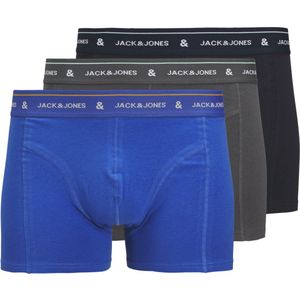 JACK&JONES ADDITIONALS JACRON SOLID TRUNKS 3 PACK Heren Onderbroek - Sky Captain Lapis Blue - Asphalt