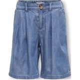 ONLY - Korte Broek - Medium Blue - Katoen Lyocell