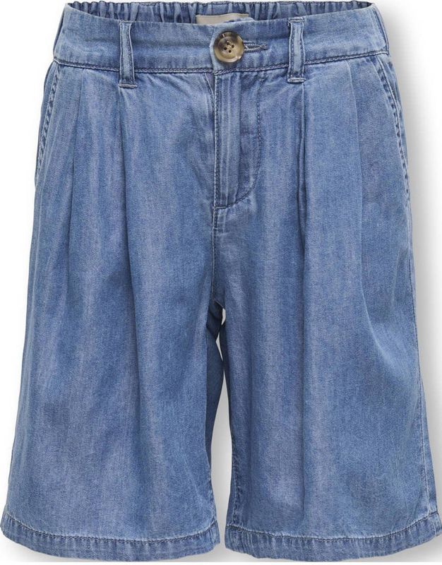 ONLY - Korte Broek - Medium Blue - Katoen Lyocell