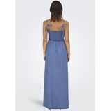 Onlcharis - Lange Jurk - Strapless - Mouwloos - Gesmokt Detail - Regular Fit