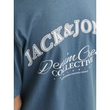 Jack Jones Junior Jjebrandes Backp Relaxed Tee Ss Sn Jnr Jongens t-Shirt - Oceanview
