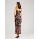 Noisy may Jurk 'NMROSA'  taupe / donkerbeige / zwart