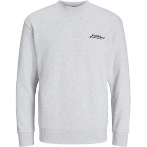 Jack & Jones - JJBEAU SWEAT CREW NECK - Sweatshirt - Wit Melange - Relaxed Fit