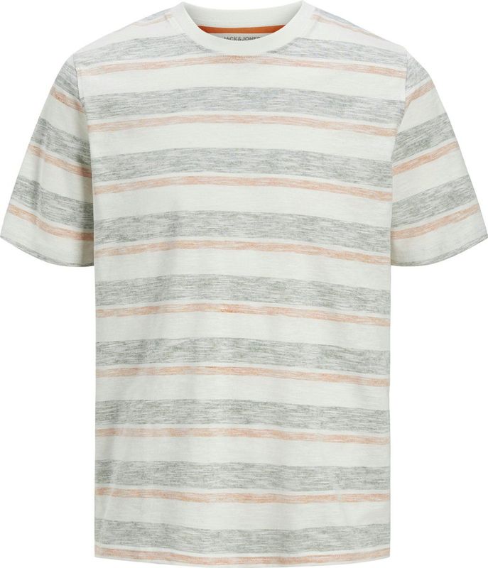 Jack & Jones Jjbirk T-shirt - Multicolor - Katoen - Ronde Hals - Korte Mouwen