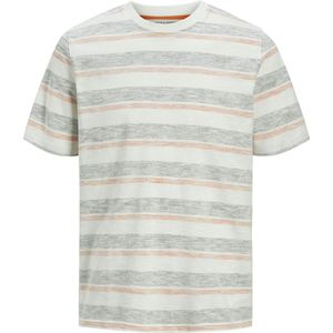 Jack&Jones - Jjbirk Striped Tee - T-shirt - Multicolor - 100% Katoen