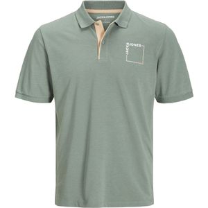 JACK&JONES JJVERNER Polo Shirt - Iceberg Green Melange - Polostof - Regular Fit