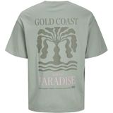Jack & Jones - Jjeames Tee Ss Crew Neck - T-shirt - Iceberg Green - Mannen