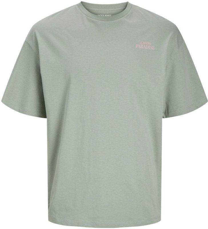 Jack & Jones - Jjeames Tee Ss Crew Neck - T-shirt - Iceberg Green - Mannen