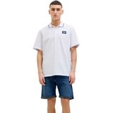 Push-up Bikini - Wit - Jersey - Regular Fit - Polokraag - Knoopsluiting