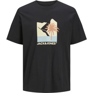 Jack & Jones Jjbarbados Tee Ss Crew Neck, zwart, XXL