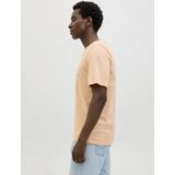 Jack & Jones - JJBARBADOS TEE SS CREW NECK - T-shirt - Peach Parfait