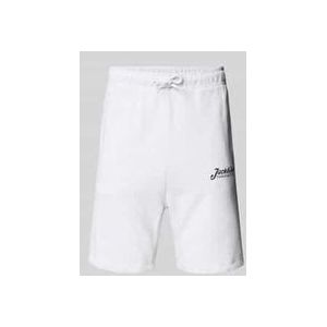 Slim Fit Sweatpants mit Label-Print Modell 'GORDON'
