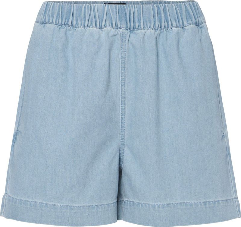 PIECES - PCTULA MW PULL UP - Denim Shorts - Dames - Bermuda Shorts