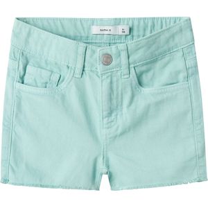 Korte broeken - Mom Fit Shorts - Twill - Met Verstelbare Taille