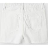 NAME IT - Short - Wit - Katoen