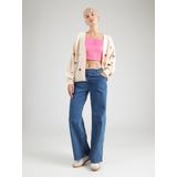 Gebreid Vest - Grijs - 52% Gerecycled Polyester - Ronde Hals - Lange Mouwen