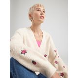 Gebreid Vest - Grijs - 52% Gerecycled Polyester - Ronde Hals - Lange Mouwen