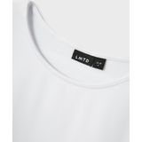 NAME IT - Shirt 'Dinci' - Wit - T-shirt - Lange Mouw - Slanke Pasvorm