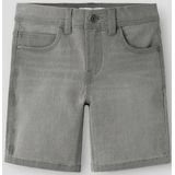 Korte Broeken - Grijs - Katoen - Slim Fit