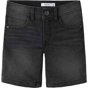 Slim Fit - Denim Shorts - Blauw - Denim - Verstelbare Taille