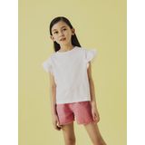 Korte broeken - Mom Fit Shorts - Twill - Met Verstelbare Taille