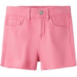 Korte broeken - Mom Fit Shorts - Twill - Met Verstelbare Taille