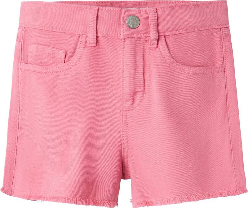 Korte broeken - Mom Fit Shorts - Twill - Met Verstelbare Taille