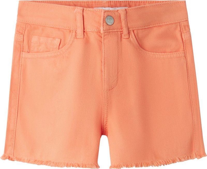 Korte broeken - Mom Fit Shorts - Twill - Met Verstelbare Taille