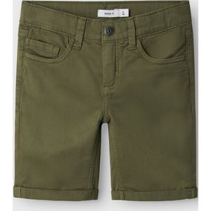 Name It - Silas Isak - Korte Broek - Donkergroen - Slim-fit