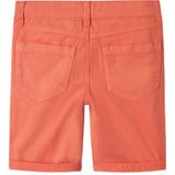Slim Fit Shorts - Korte Broek - Blauw - Katoen - Verstelbare Taille