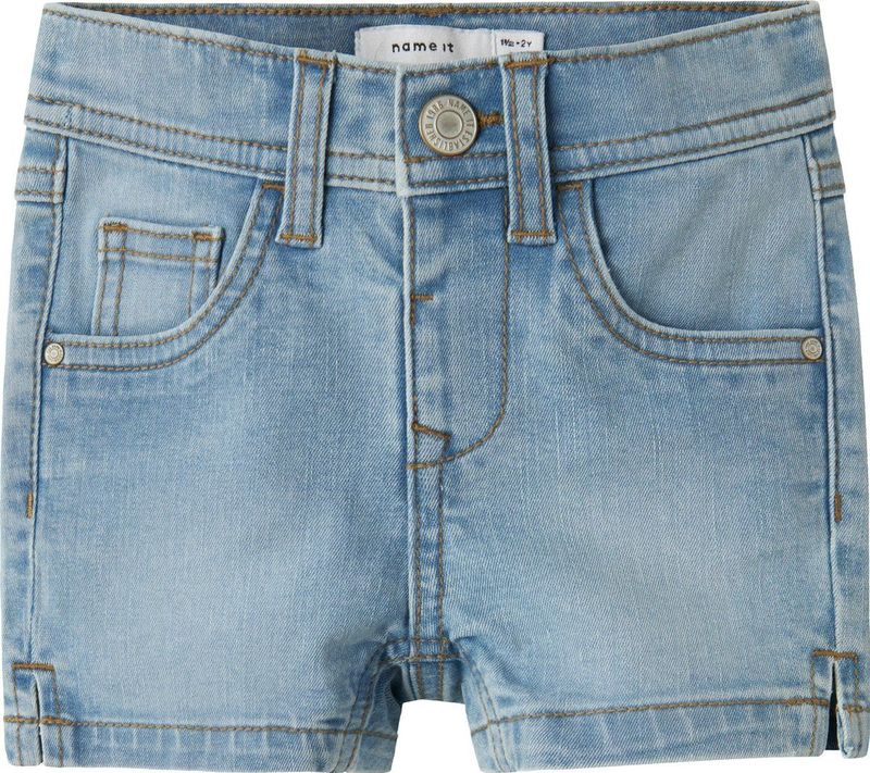 NAME IT - MINI NMFSALLI - Korte Broek - Lichtblauw - Slanke Pasvorm