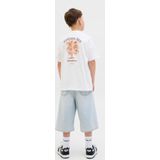 JACK & JONES - T-shirt - Wit - 100% Katoen - Korte Mouwen