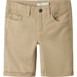 NAME IT - NKMSILAS ISAK - Korte Broek - Zandkleur - Katoen/Elastaan