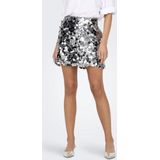 Onljadel - Korte Rok - Geweven Stoffen - Pailletten Detail